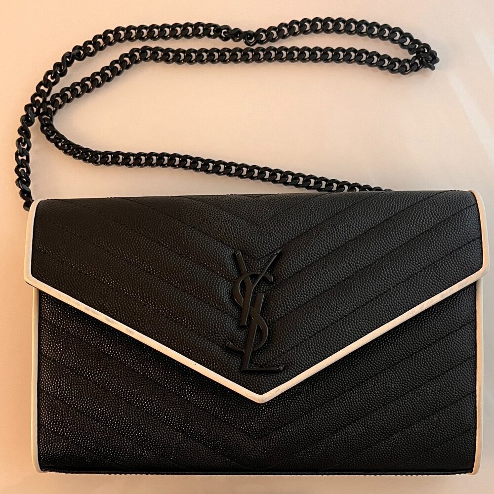 YSL Saint Laurent Cassandre Envelope Chain Purse